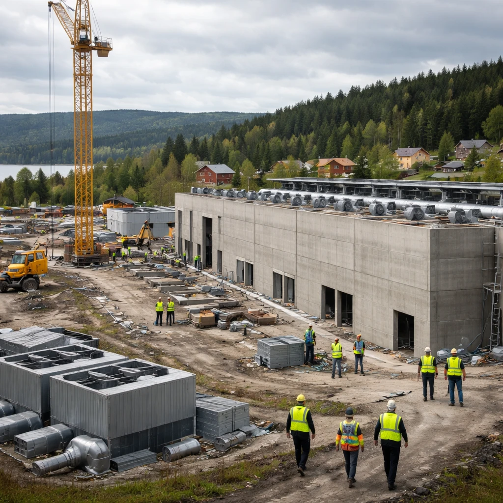Google begins construction of Sweden's first data center in Horndal