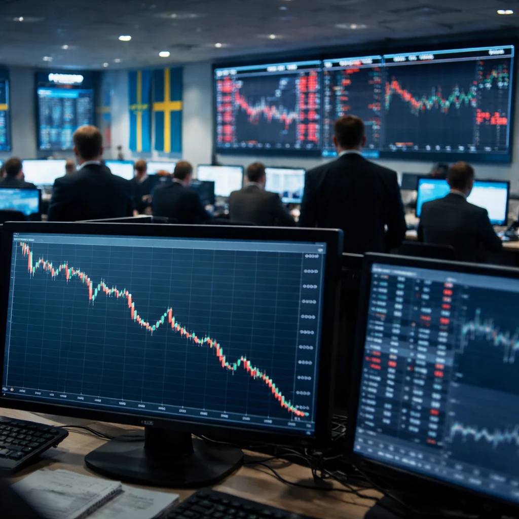 Stock Market Retreat in Stockholm as OMX Stockholm 30 Closes Down 0.82%