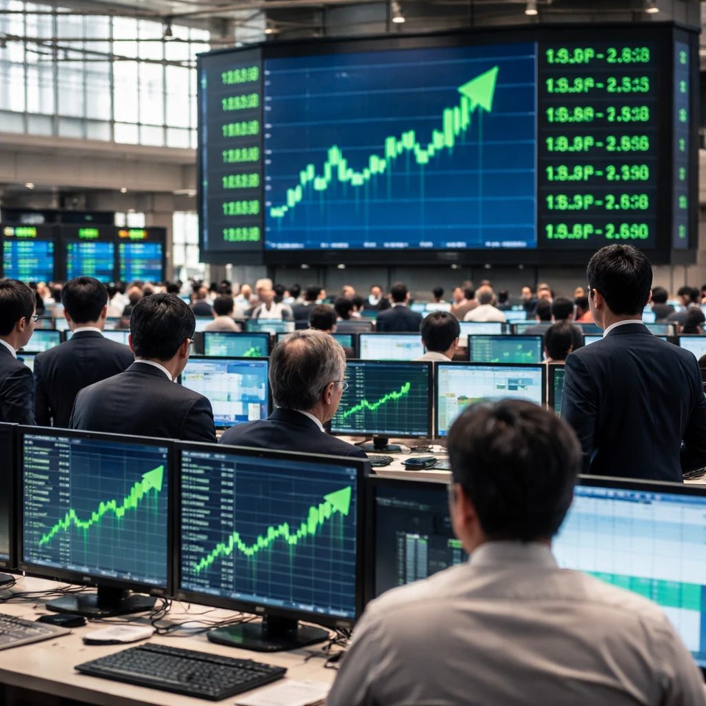 Tokyo Stocks Climb; Nikkei Advances 3.10% Led by Real Estate, Banking and Textile Gains