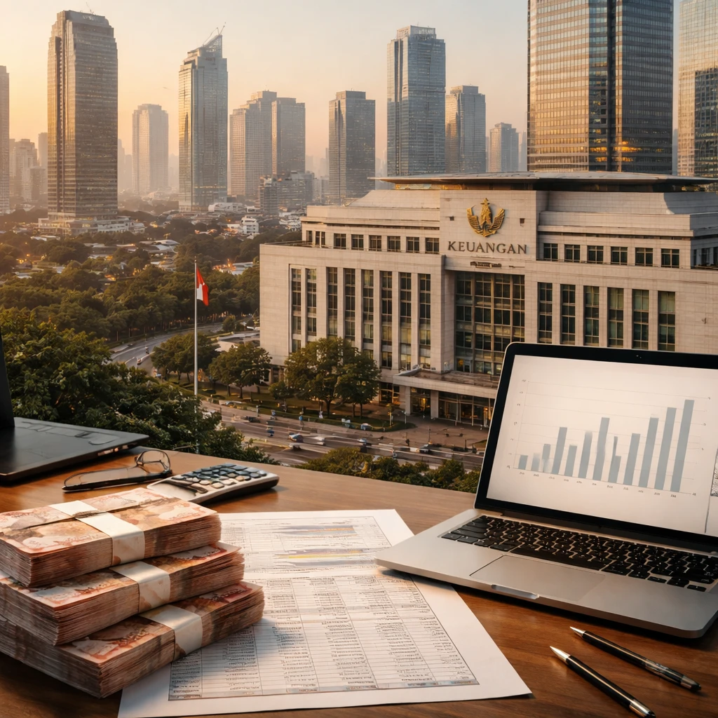 Indonesia posts 54.6 trillion rupiah January deficit as revenues rise and spending climbs