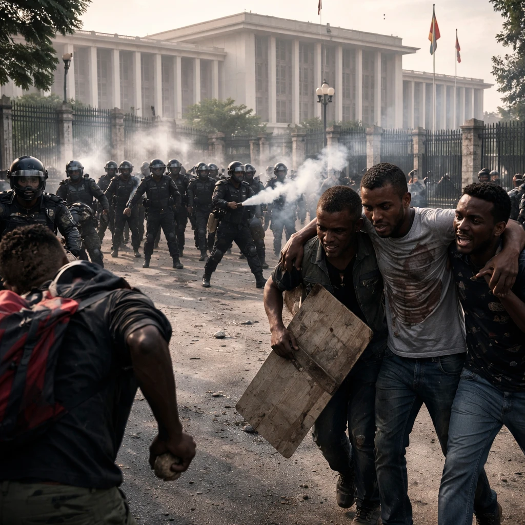 Congolese Security Forces Break Up Sit-In Near Parliament as Opposition Protests Constitutional Change