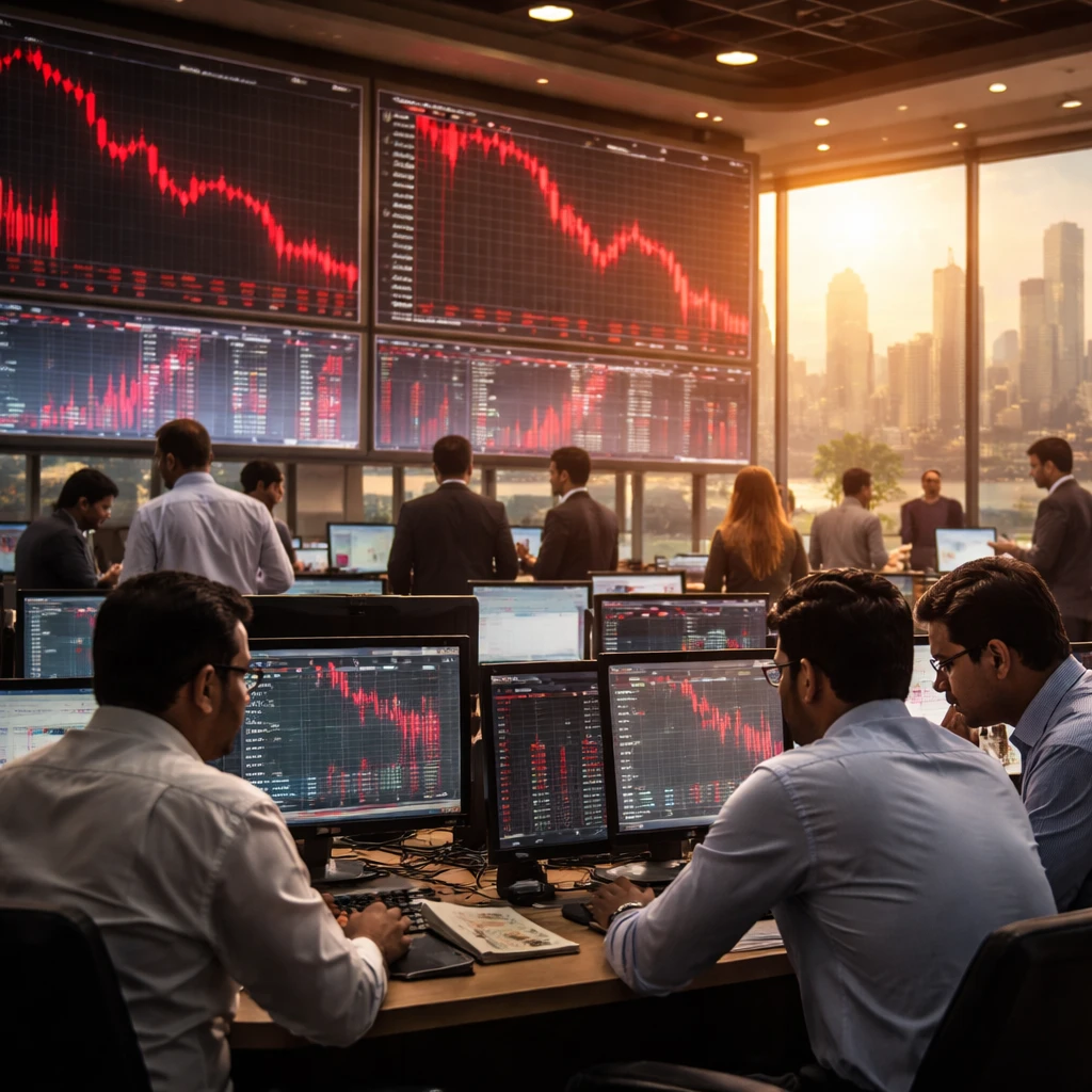 Indian equities slip as metals, real estate and energy weigh on benchmarks