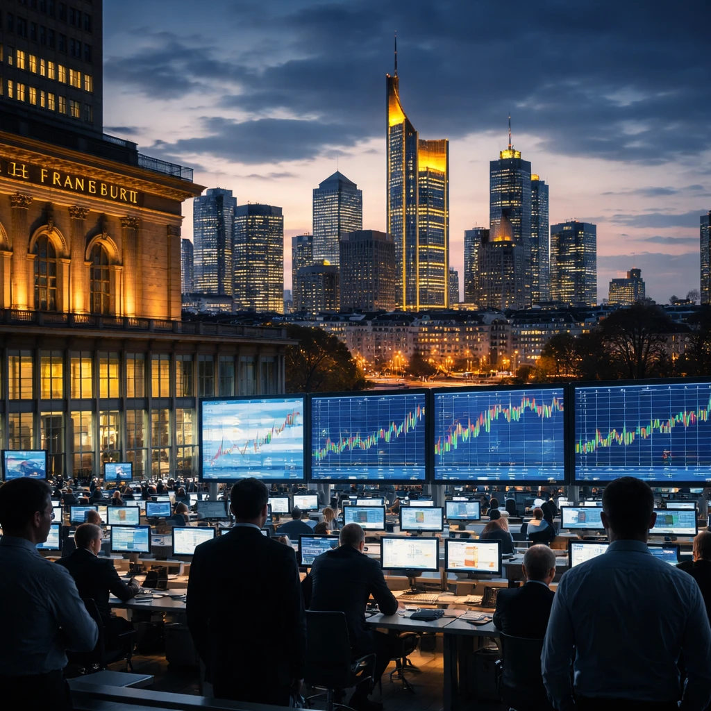 Frankfurt closes higher as DAX hits record; utilities, tech and industrials lead gains