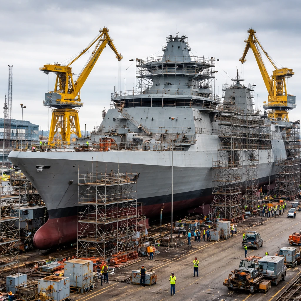 Germany Cancels F126 Frigate Program; Rheinmetall Shares Slide While TKMS Gains