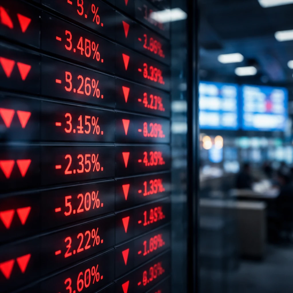 Colombian equities slip as COLCAP posts 2.46% decline at Friday close