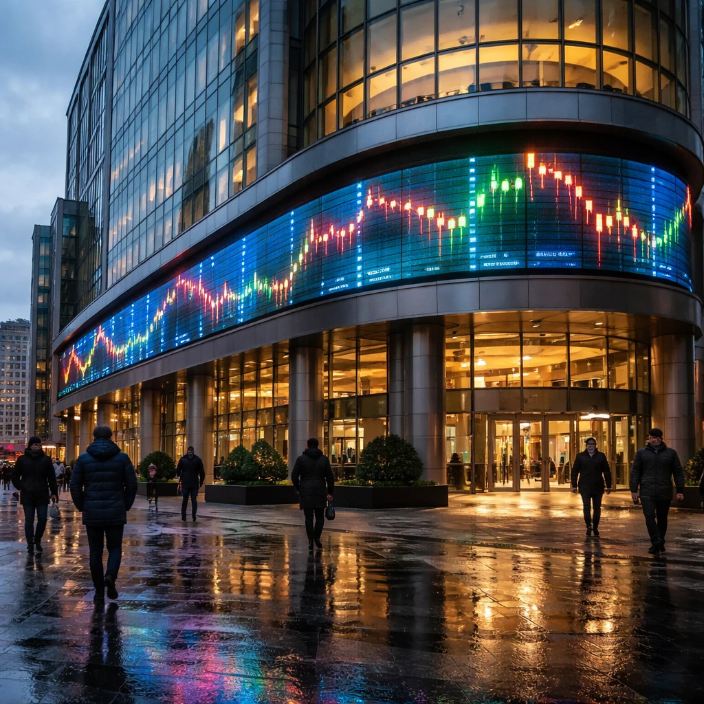 MOEX Index Finishes Flat as Moscow Stocks Record Mixed Session