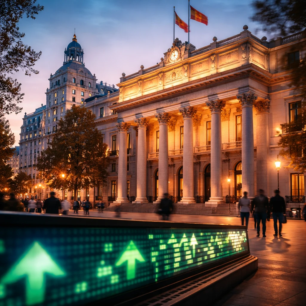 Spanish Stocks Climb; IBEX 35 Advances 2.18% to One-Month High
