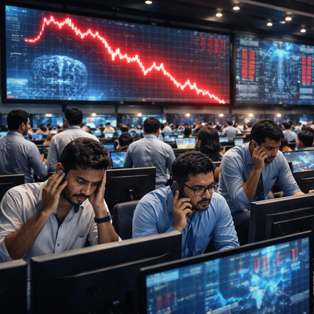 Indian IT sector slips as AI disruption fears and Wall Street weakness weigh