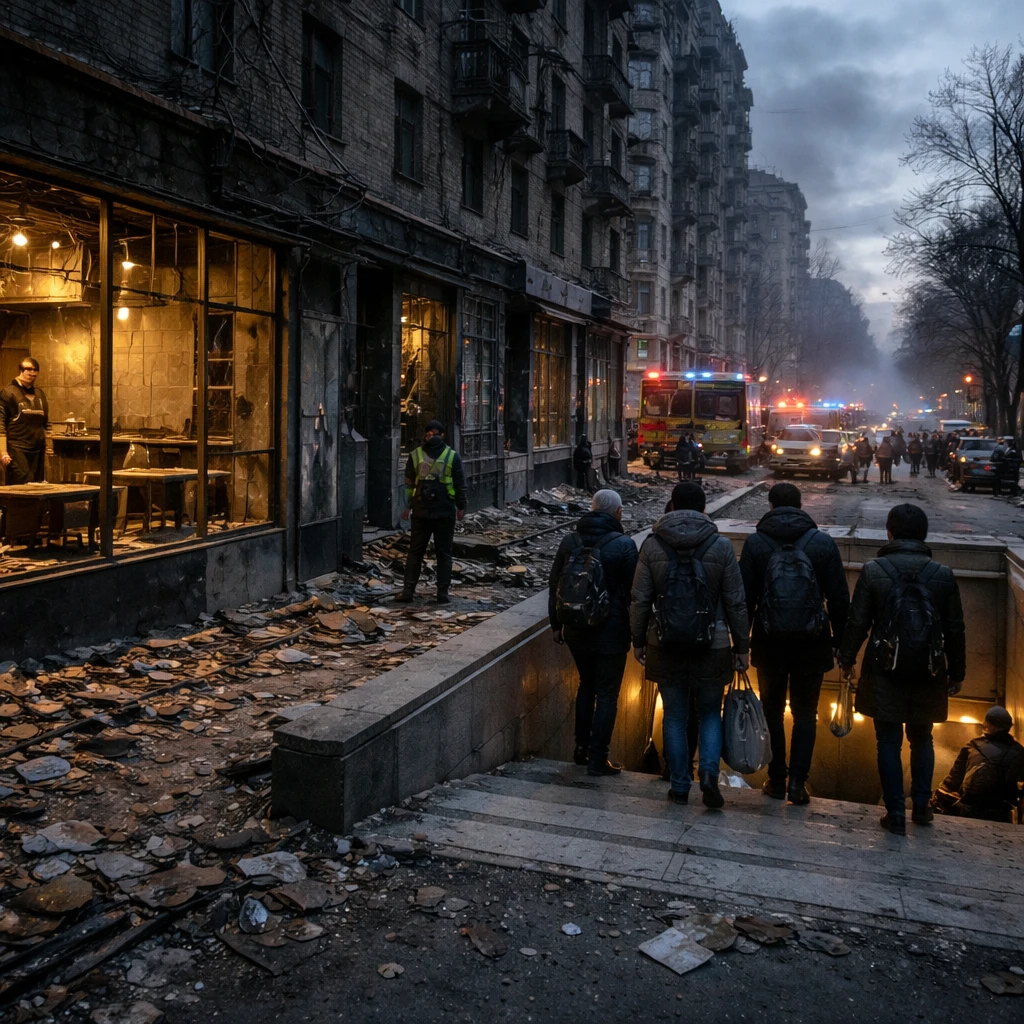 Kyiv Residents Stand Firm as Moscow Warns of New Wave of Strikes