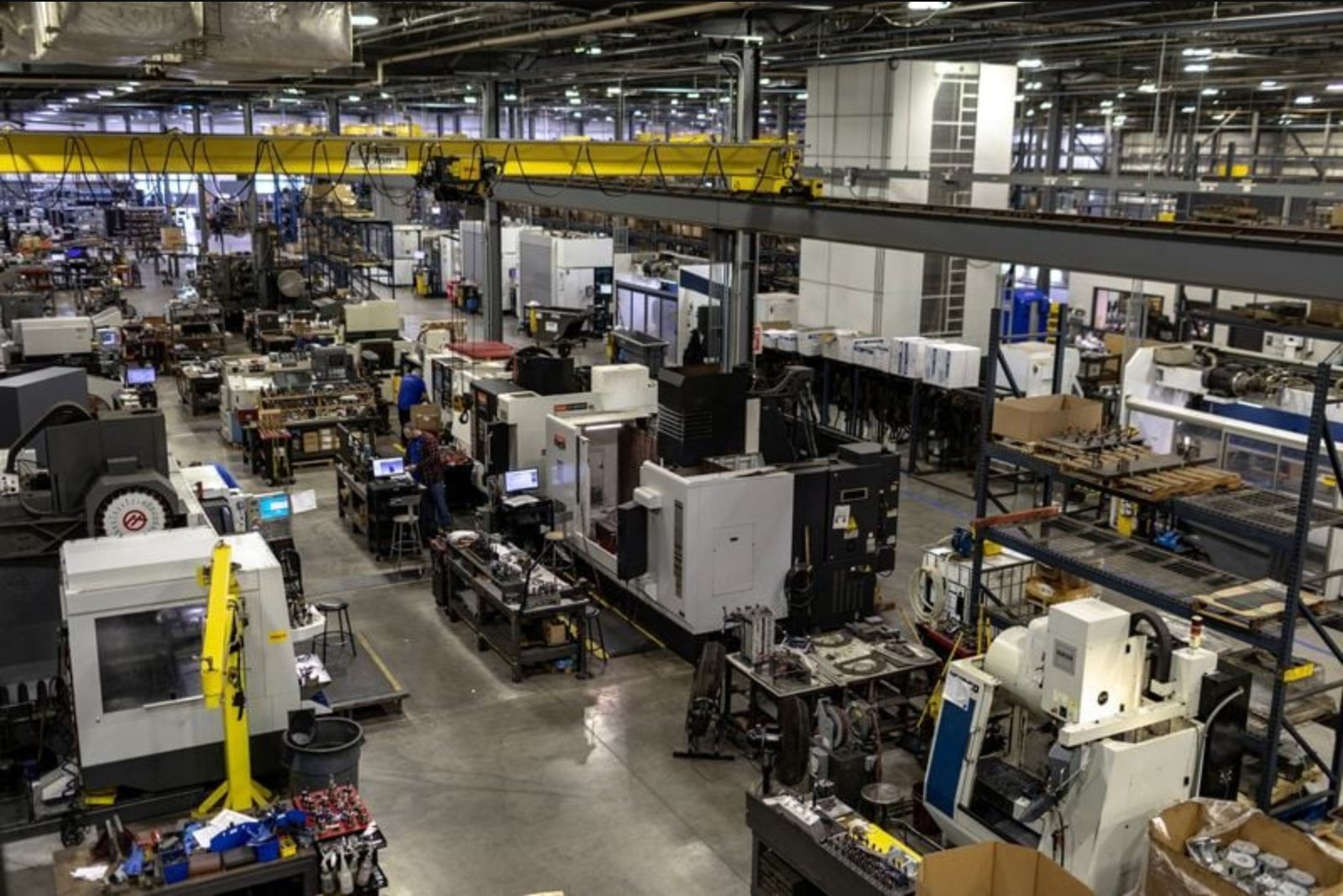 U.S. Manufacturing Reaches Four-Year Peak in May as Orders Surge