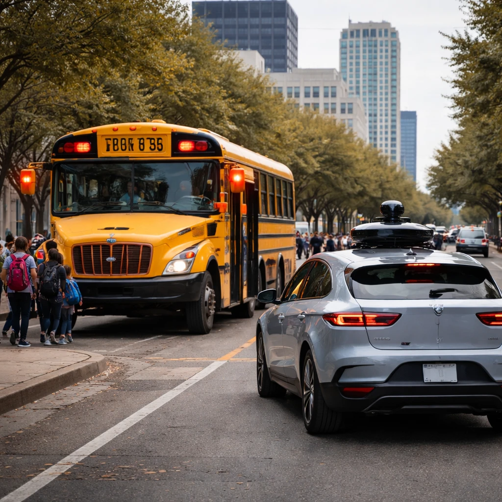 NTSB Probes New Incidents of Waymo Cars Passing Stopped School Buses in Austin