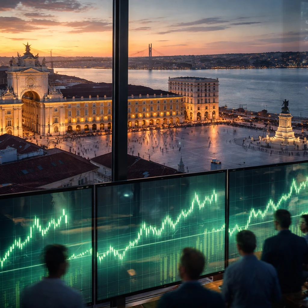 Portuguese Stocks Finish Higher; PSI Climbs 1.31% to Five-Year High