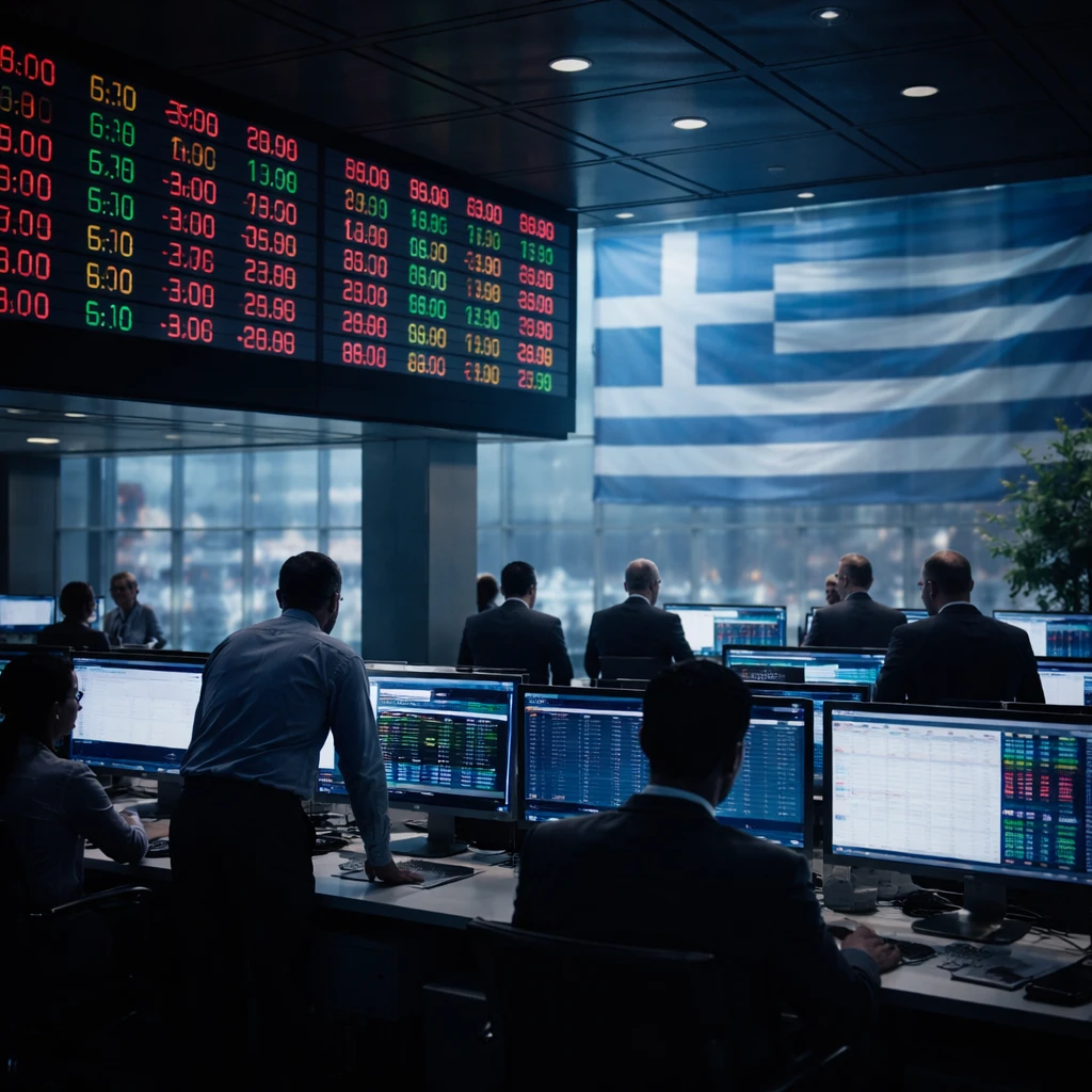 Athens bourses slip as banks, telecoms and household names weigh; index down 0.64%