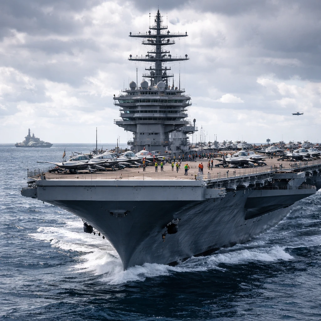 Pentagon Moves to Ready Second Carrier Strike Group for Middle East Duty