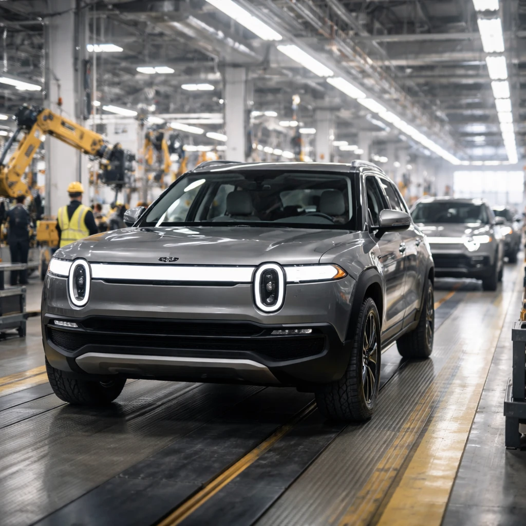 Rivian Shares Tick Higher After Q2 Production Beat and Upward Guidance Revision