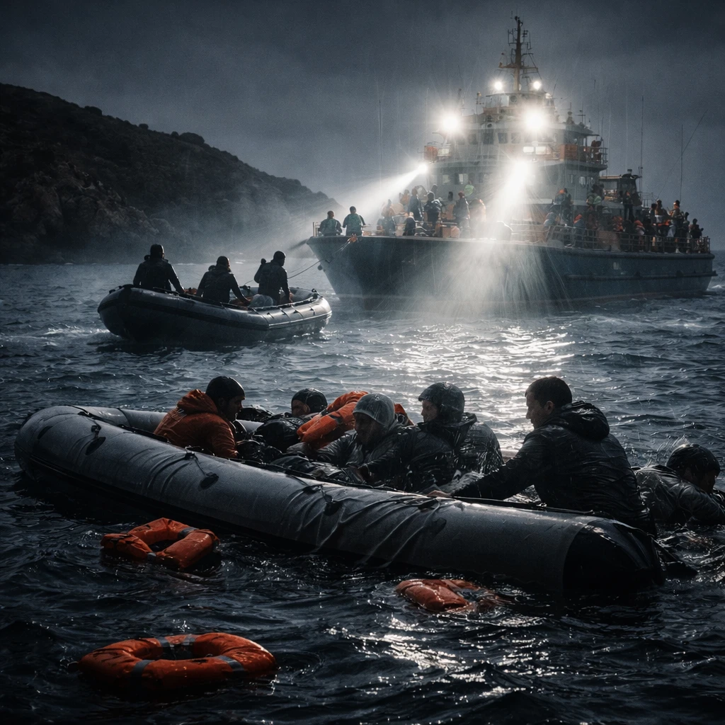 Survivors Challenge Coastguard Version of Deadly Chios Shipwreck