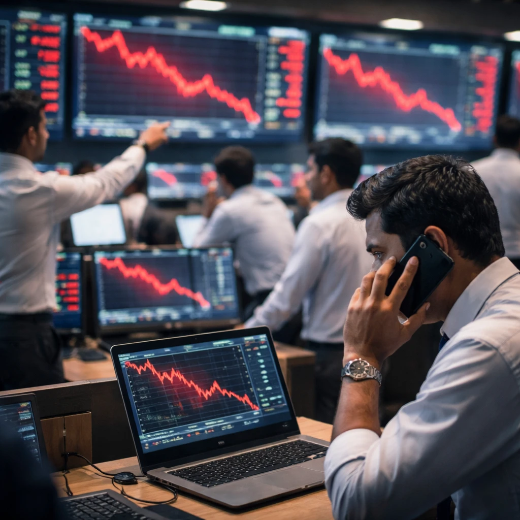 Indian Benchmarks Close Lower as IT and Energy Names Drag; Infosys Drops to Five-Year Low
