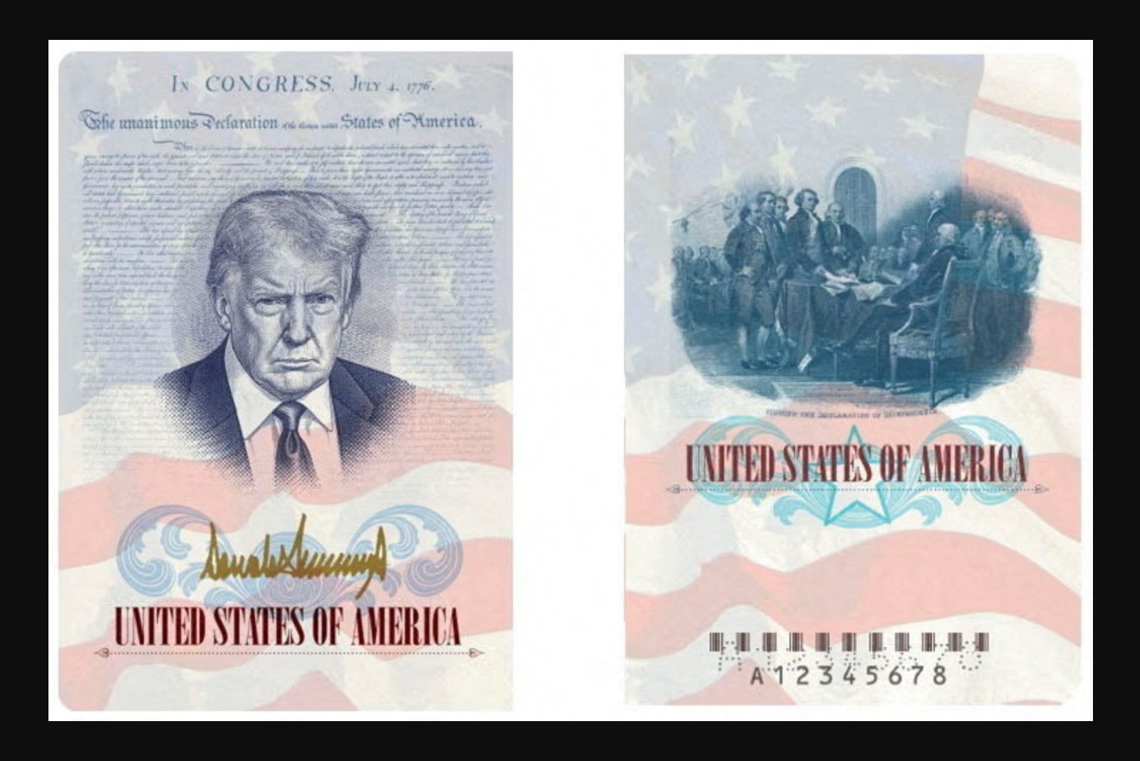 U.S. to Issue Limited Commemorative Passports Featuring Trump Portrait for 250th Independence Anniversary