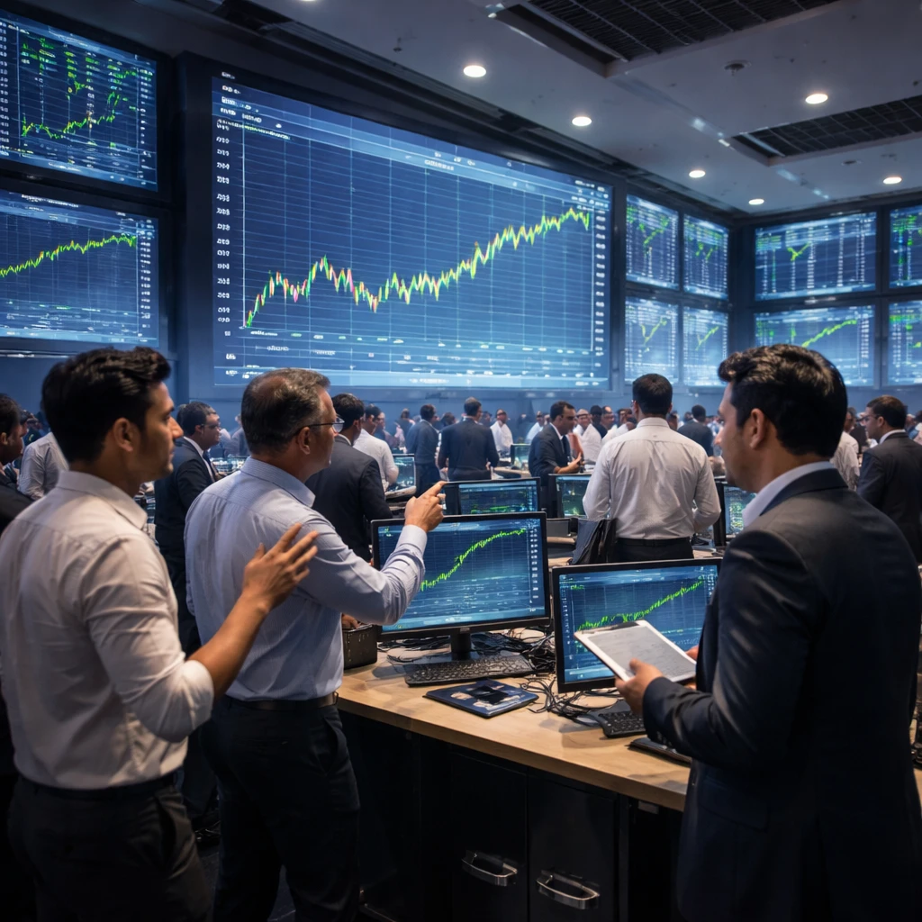 Indian Markets Finish Higher; Nifty 50 Advances 0.57% on Tech and Real Estate Strength