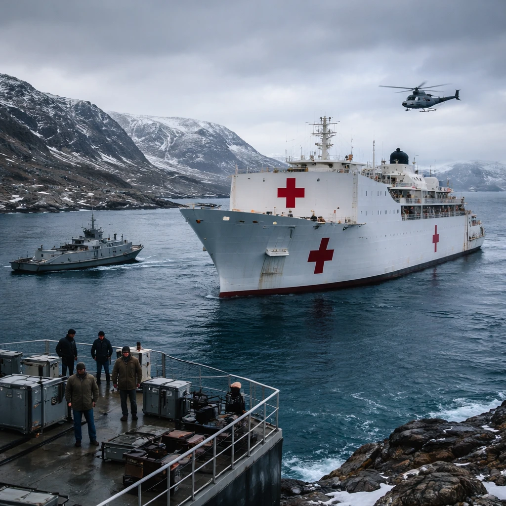 White House Announces Hospital Ship Deployment to Greenland as Bilateral Strains Persist