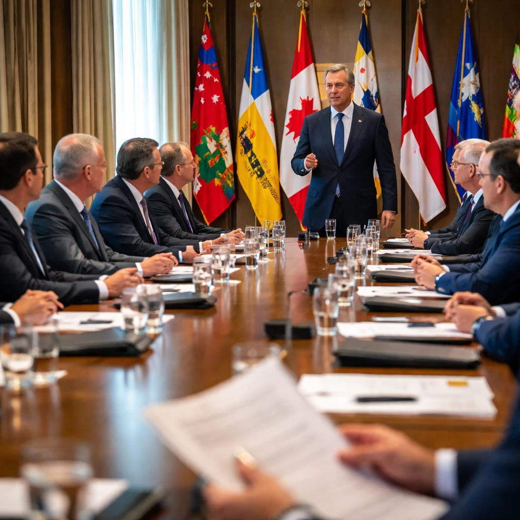 Carney Signals Canada Will Consider Retaliation After U.S. Imposes 50% Tariffs