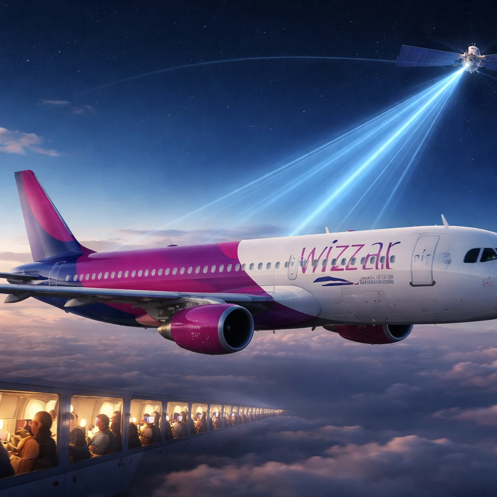 Wizz Air to Roll Out Starlink Connectivity Fleetwide From 2027