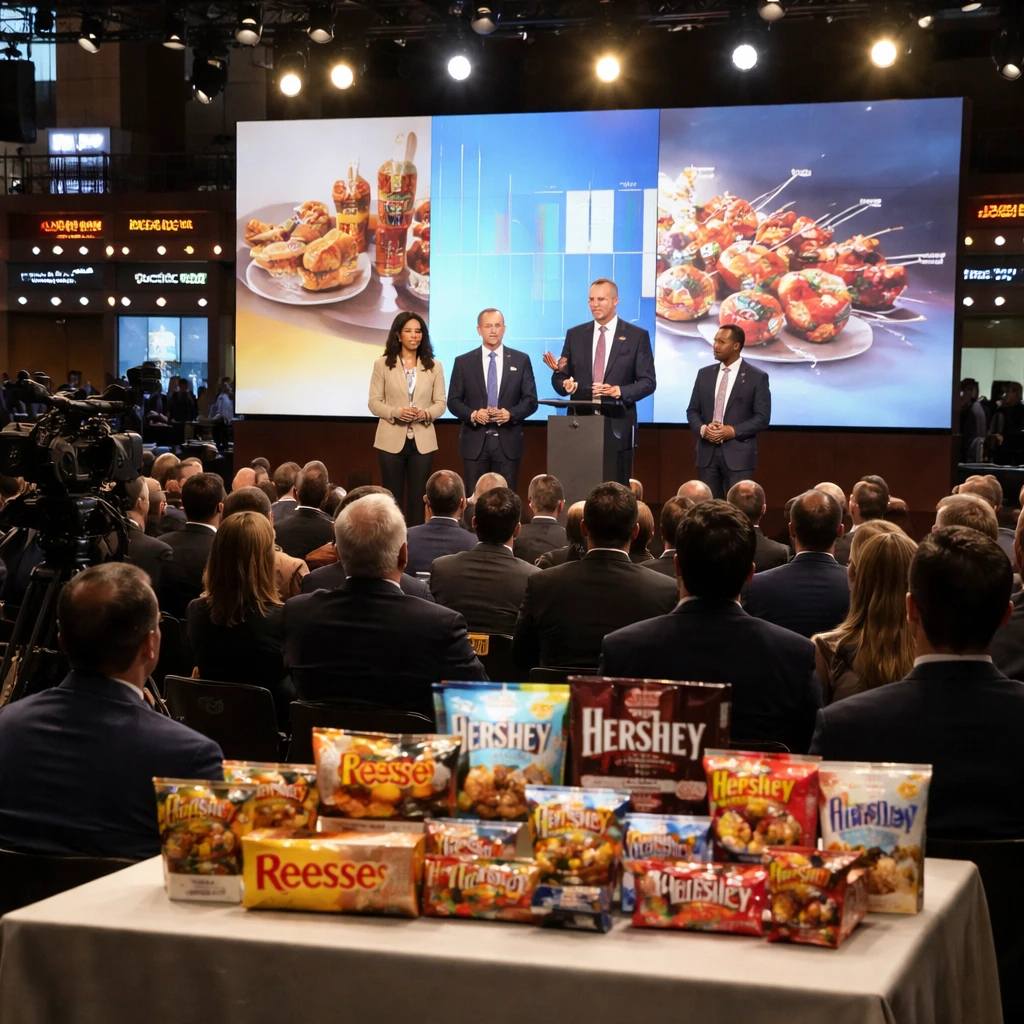Hershey Shares Slip After Company Reaffirms 2026 Targets at NYSE Investor Day
