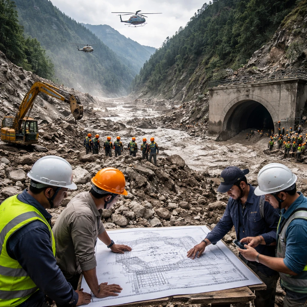 Engineers’ WhatsApp Network Directs Tunnel Rescue Operations After Devastating Trishuli Valley Flood