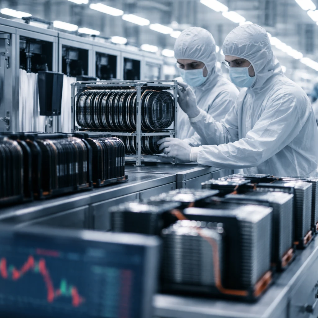 Micron Shares Drop as AI Financing Fears and Competitive Shock Roil Chip Markets