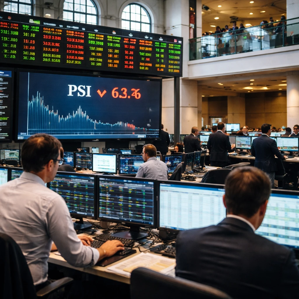 Portugal's PSI Falls 0.33% as Consumer Services, Industrials and Financials Weigh
