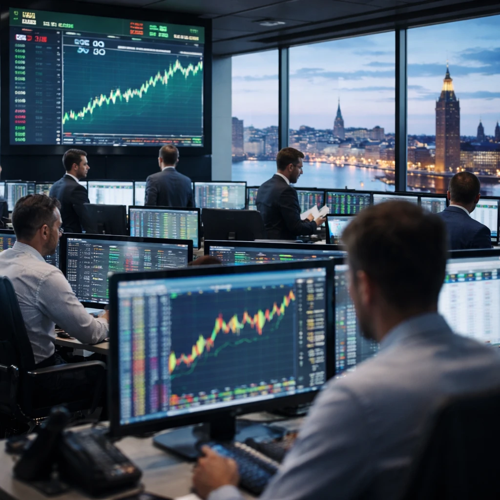 Swedish equities climb as energy, telecoms and materials lead gains