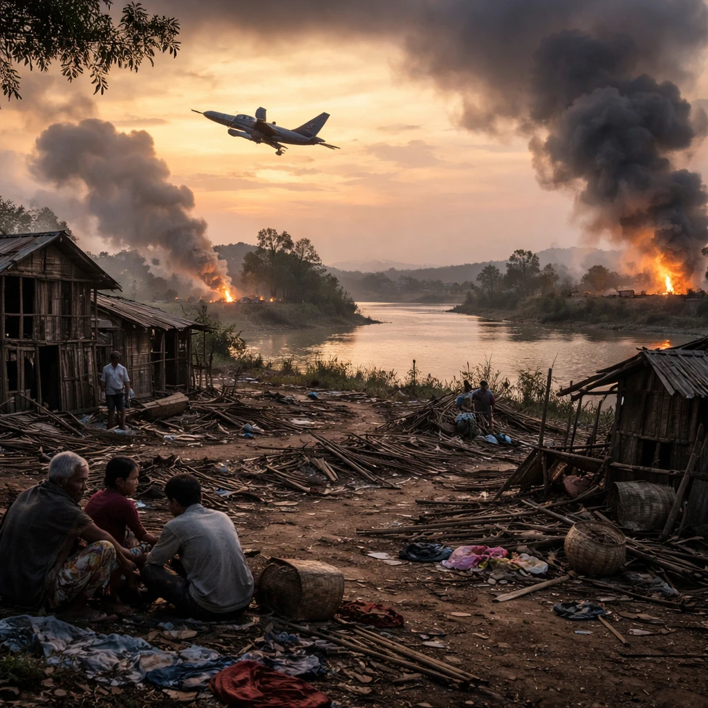 Myanmar junta steps up civilian attacks as leadership reshuffle advances political transition