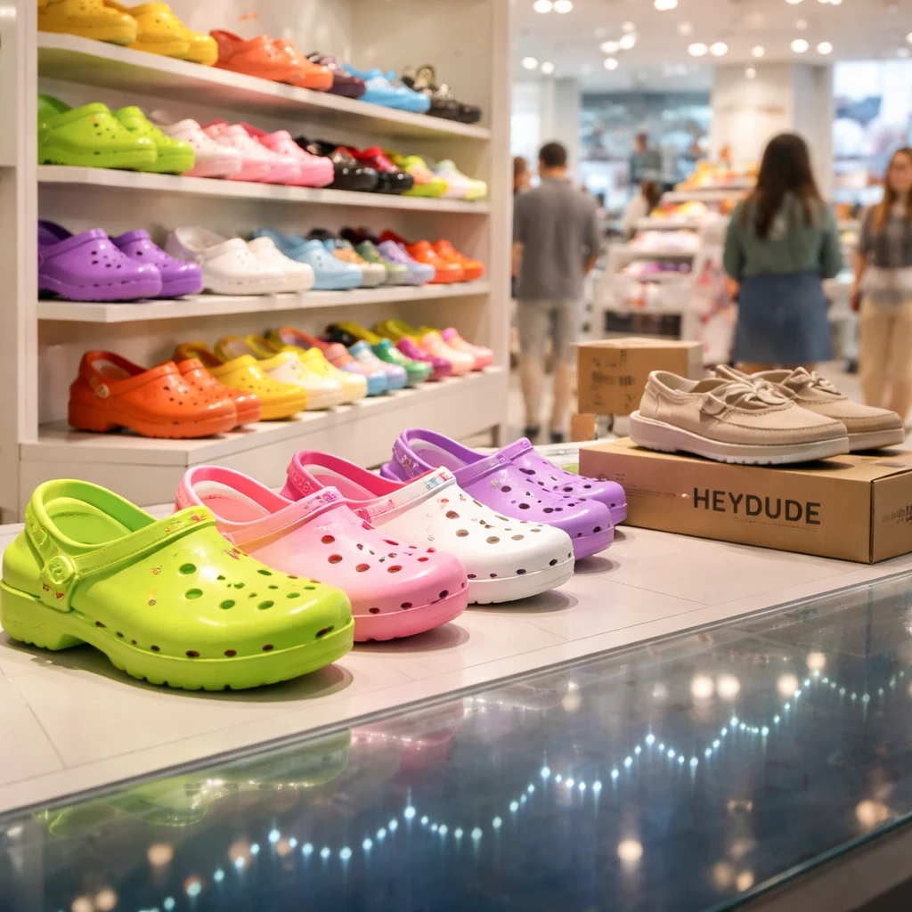 Crocs Shares Push to Fresh 52-Week Peak as Upgrades Build Pre-Earnings Momentum