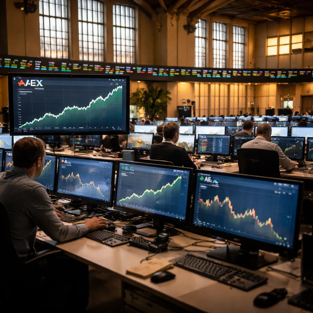 AEX Inches Higher as Oil and Financials Support Gains