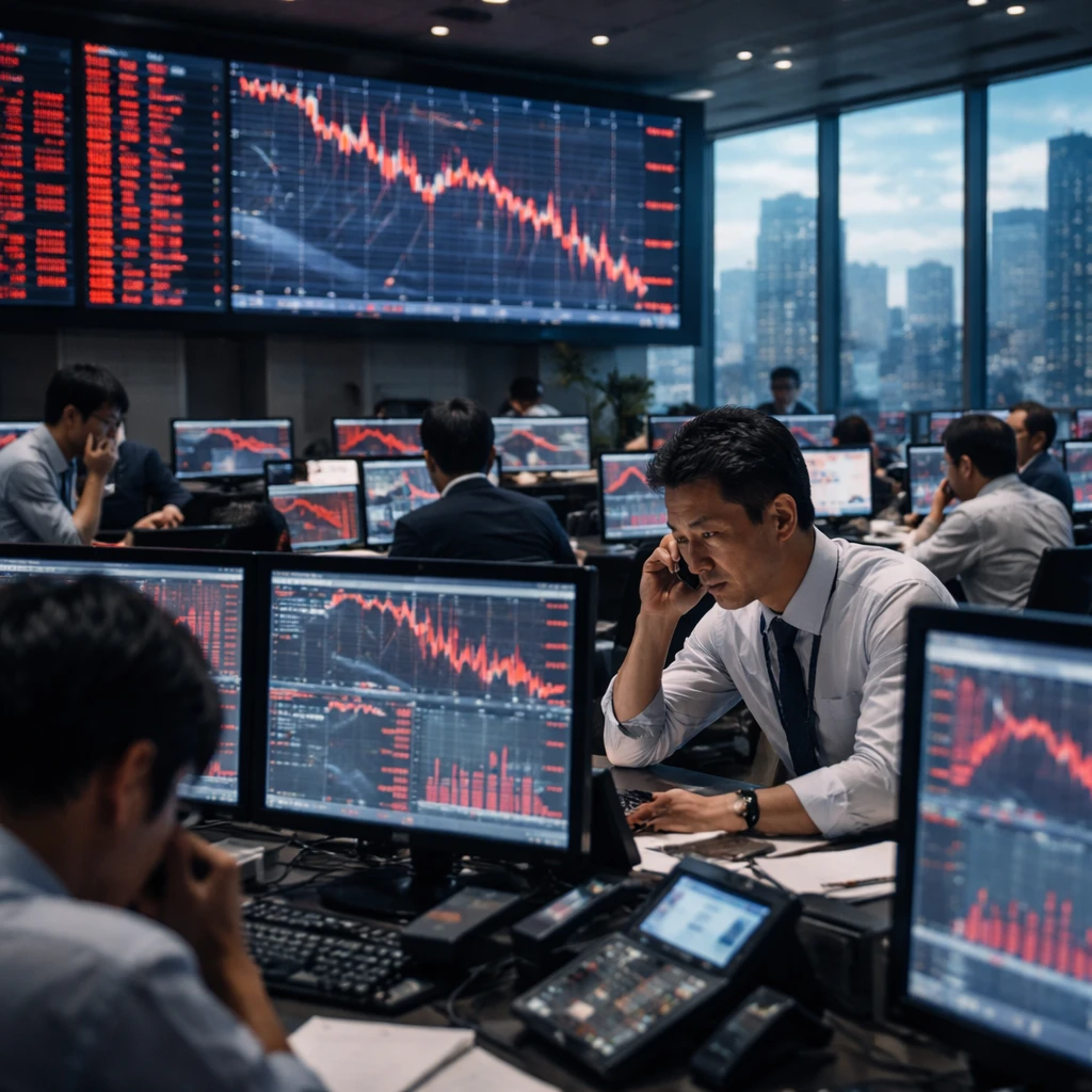 Tokyo stocks slip as Nikkei falls nearly 1% on sector-led losses