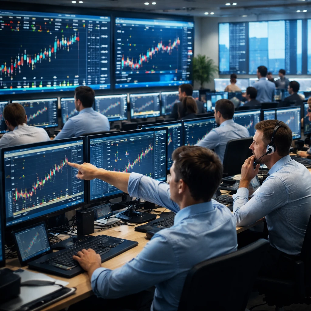 Stocks See Wide Swings; Oracle, Bloom Energy Among Top Gainers While Wells Fargo Slides