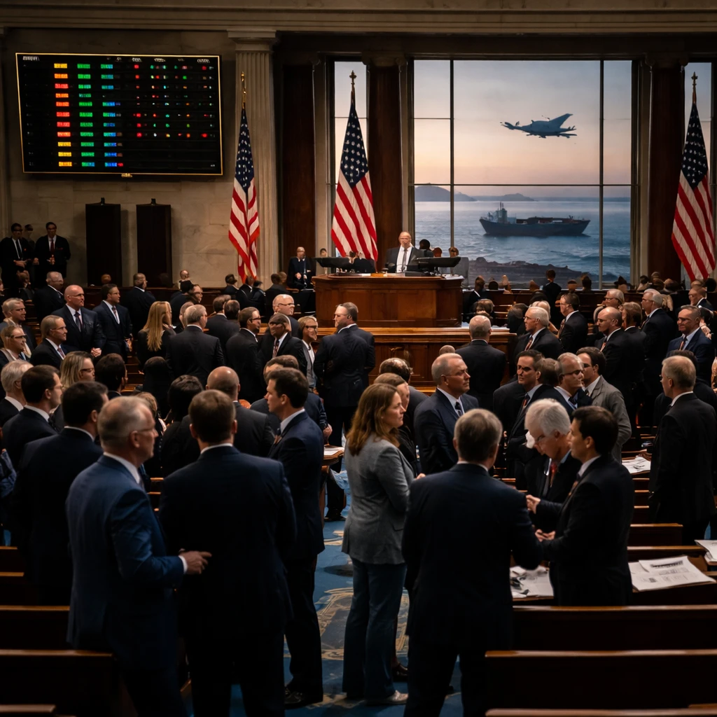 House Passes Measure Ordering Halt to U.S. Military Action Against Iran; Vote Seen as Symbolic Check on President