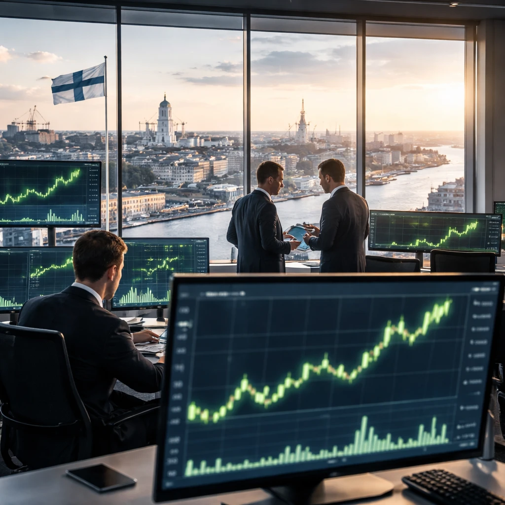 Helsinki Stocks Rise as Telecoms, Tech and Financials Lead Gains