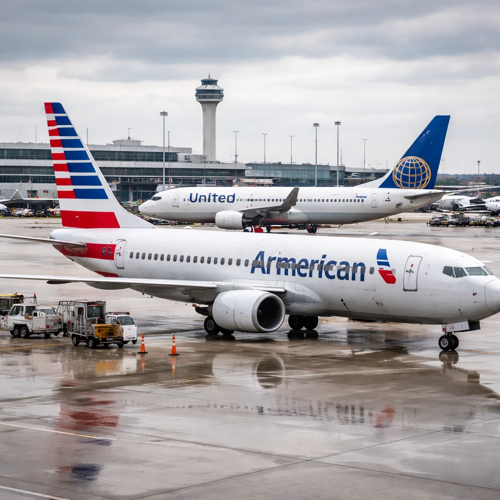 American Airlines Shares Slip After Trump Voices Opposition to Possible United Tie-Up