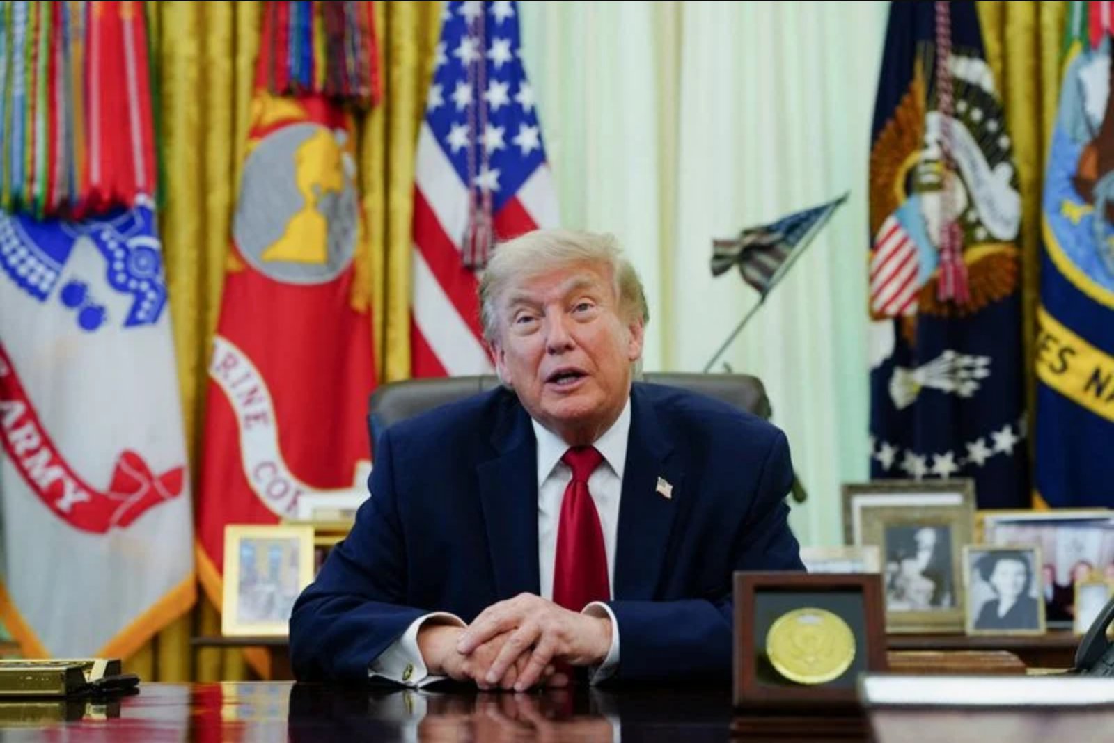 Trump Says U.S. and Iran 'Getting Along Very Well' After Doha Talks