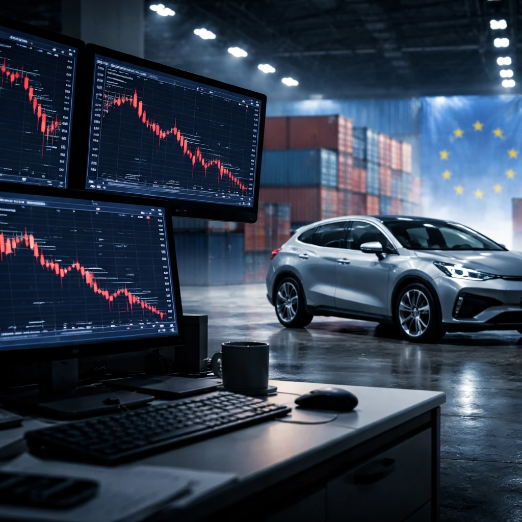 BYD Shares Slide to Near Two-Year Low as EU Tariff Report Sparks Selloff
