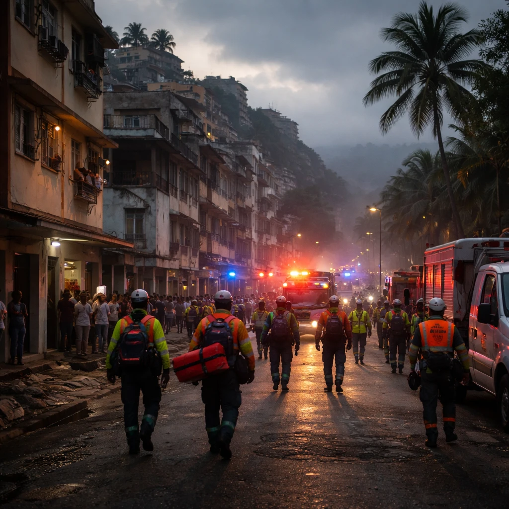 Aftershock rattles Caracas as round-the-clock rescue work enters critical fourth day