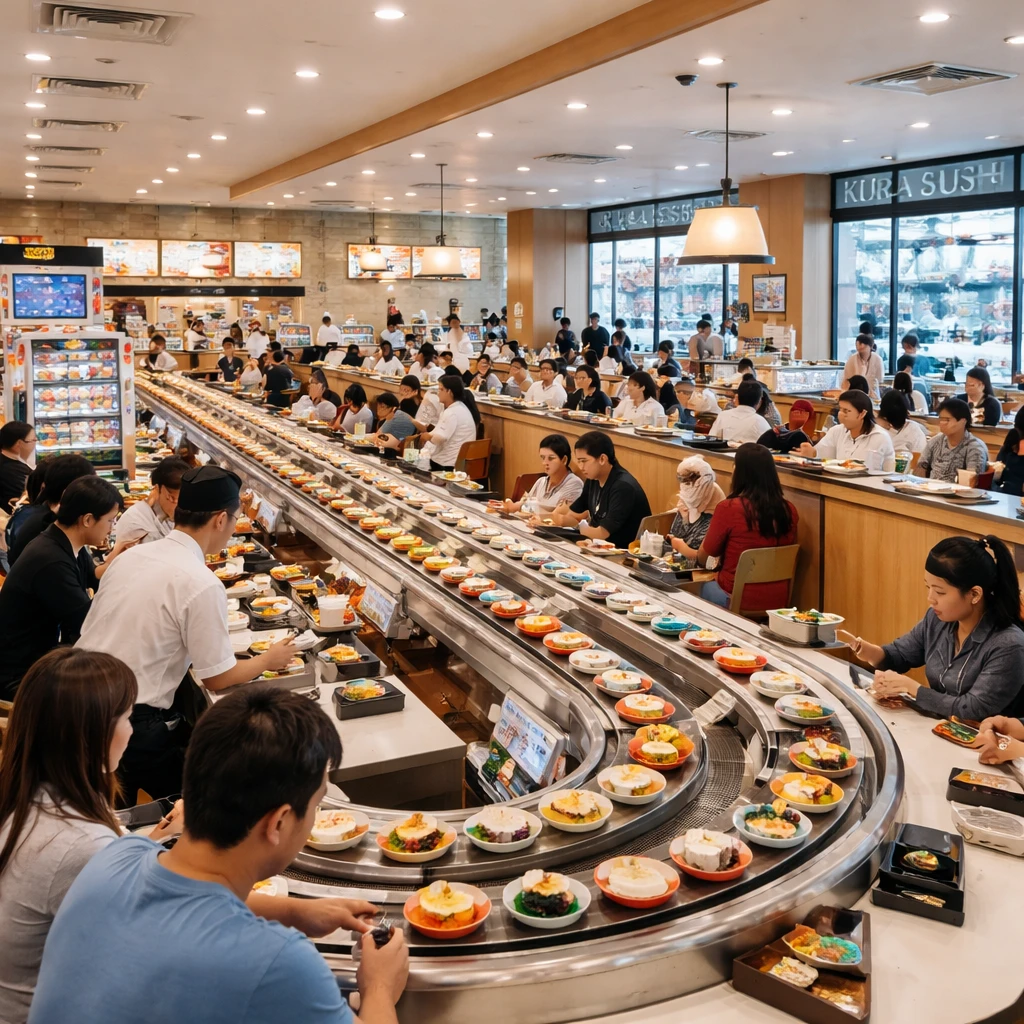 Kura Sushi Aims for 20% Annual U.S. Store Growth as Competition Looms