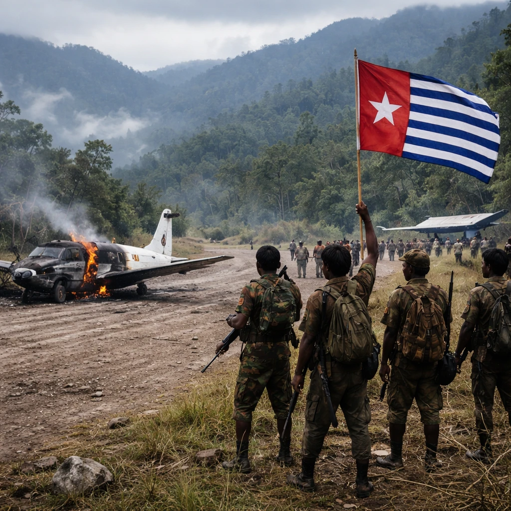Separatist Fighters in Papua Kill American Pilot, Burn Cargo Plane, Say Local Rebels