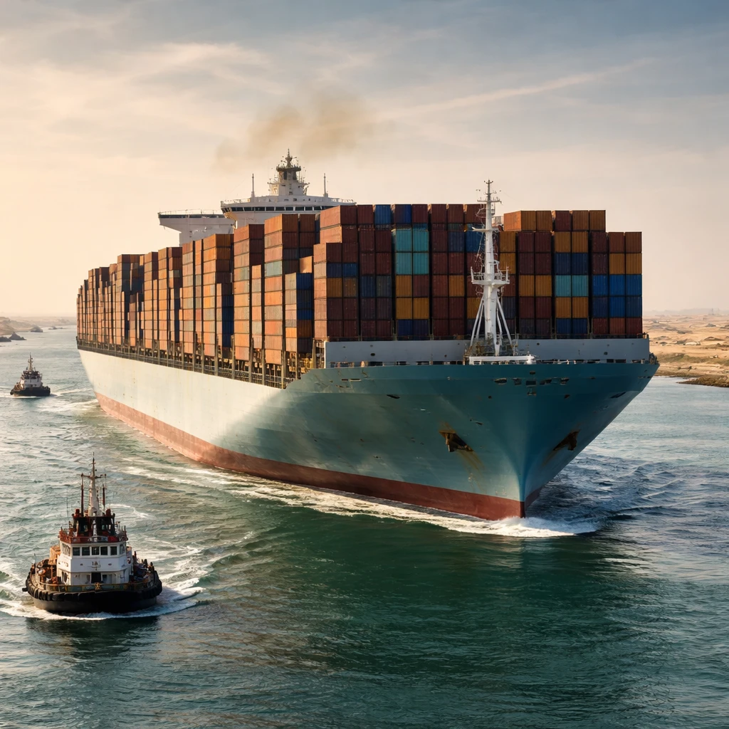 Maersk Shares Slide After Suez Transit Resumption Signals Capacity Return