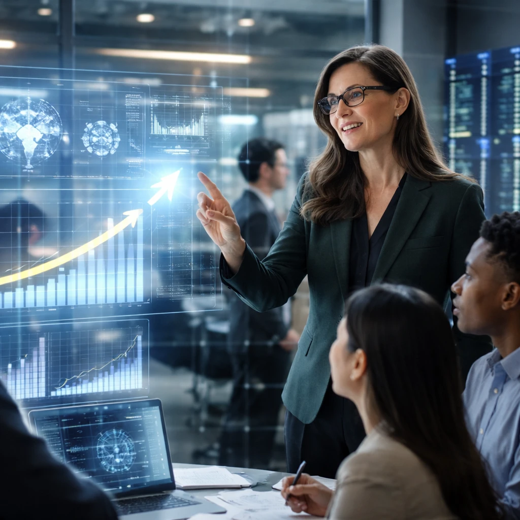 Cathie Wood: AI Is Already Lifting Worker Productivity, With Bigger Gains Predicted