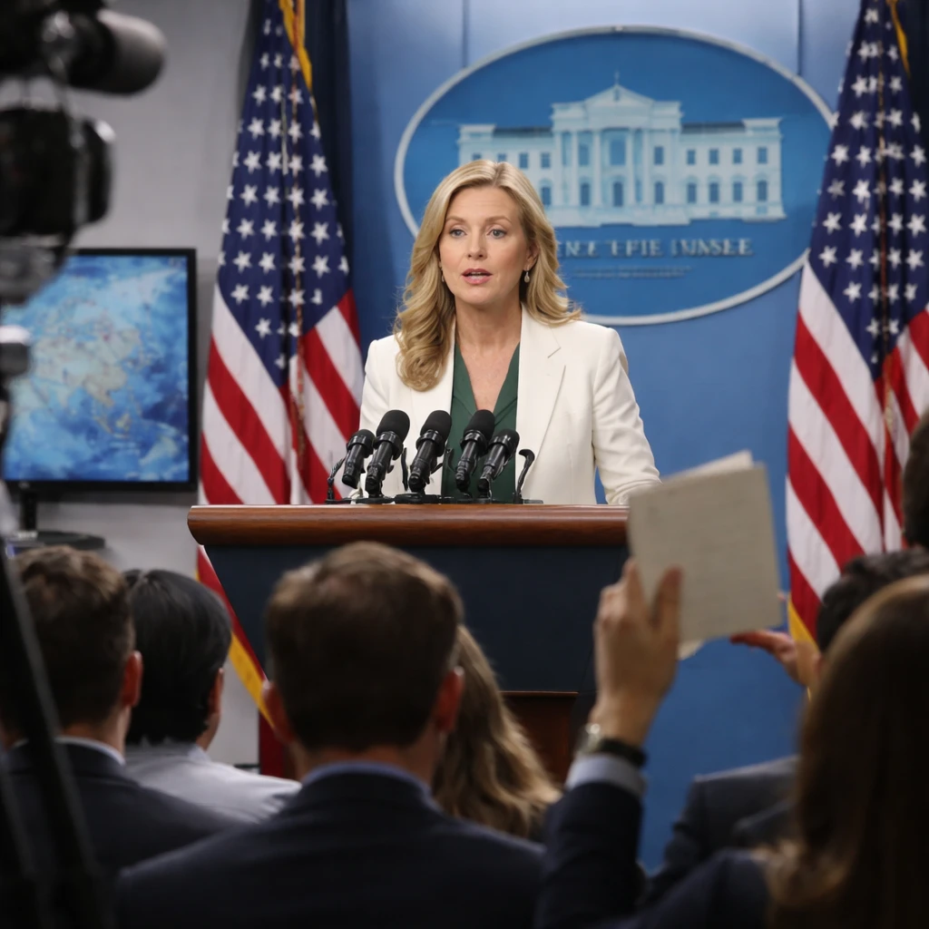 Leavitt Says Reopening Hormuz Aids NATO More Than U.S.; Comments Touch on Iran, Nuclear Options and China Trip