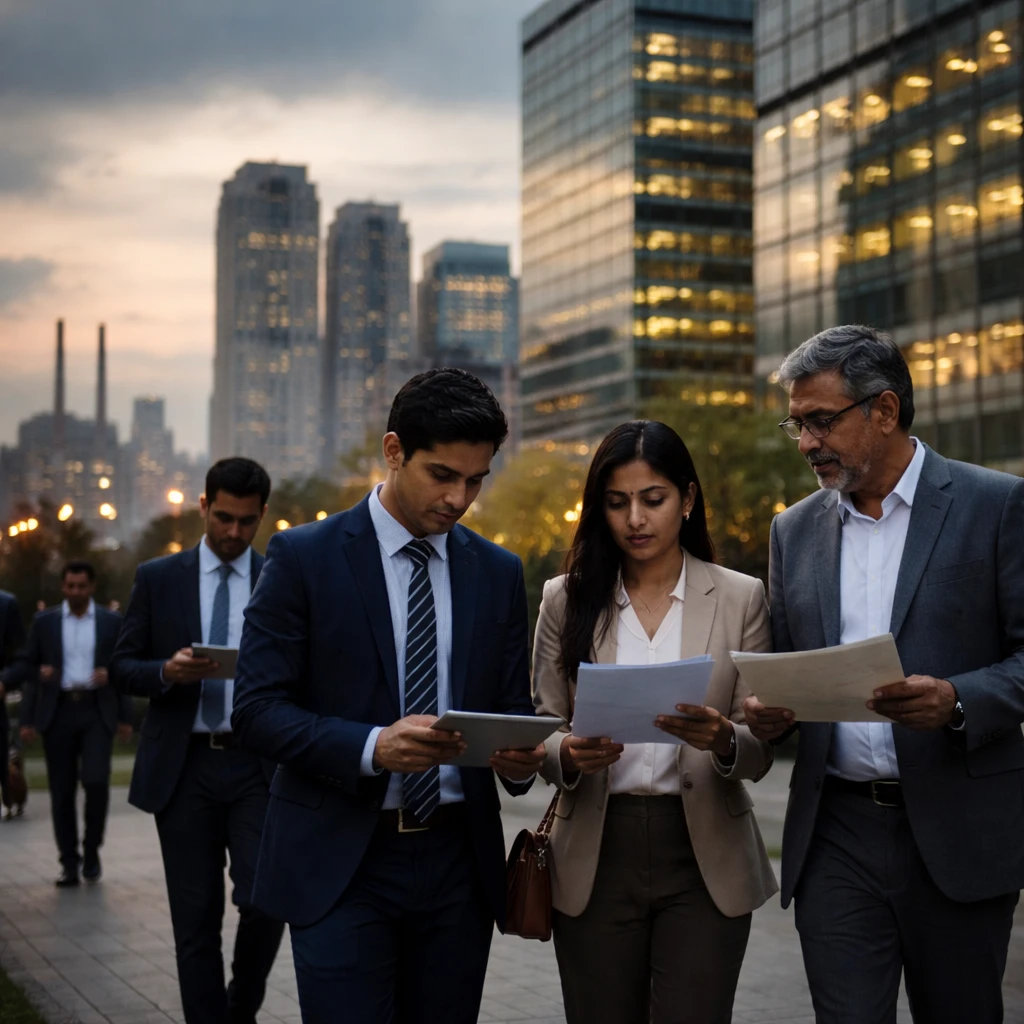 India's Private-Sector Expansion Slows to Lowest Pace in Over Four Years as Services Weaken