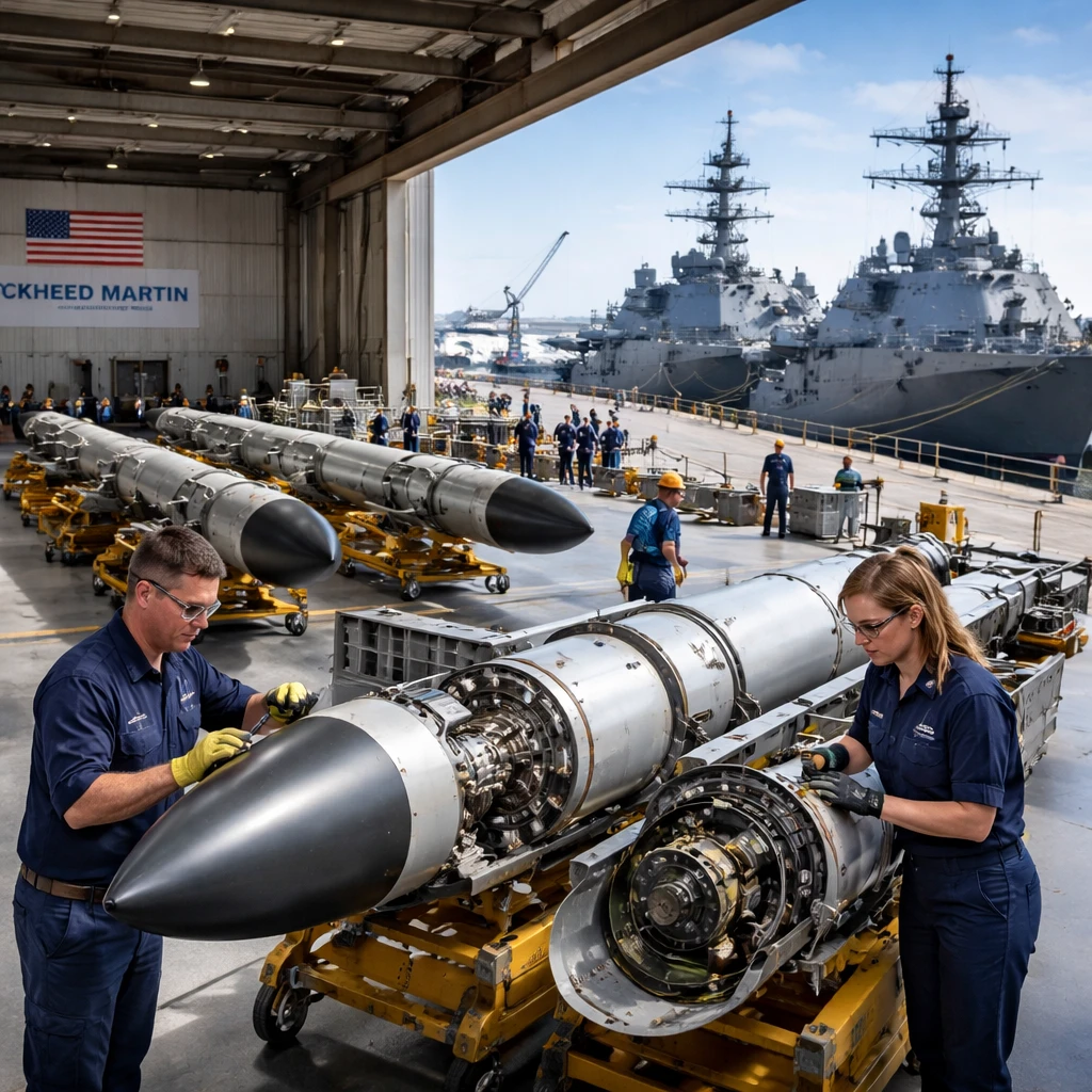 Lockheed Martin Secures $225 Million in U.S. Defense Contracts for Missile and Naval Systems