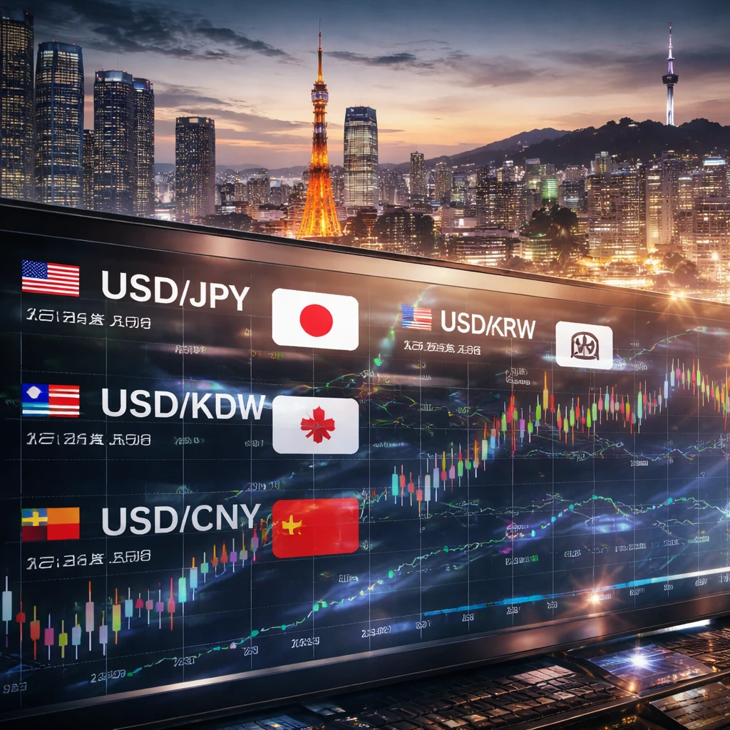 Asian Currencies Show Mixed Performance Amid Political and Economic Developments